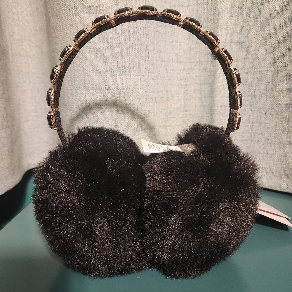 Vince Camuto faux fur earmuffs